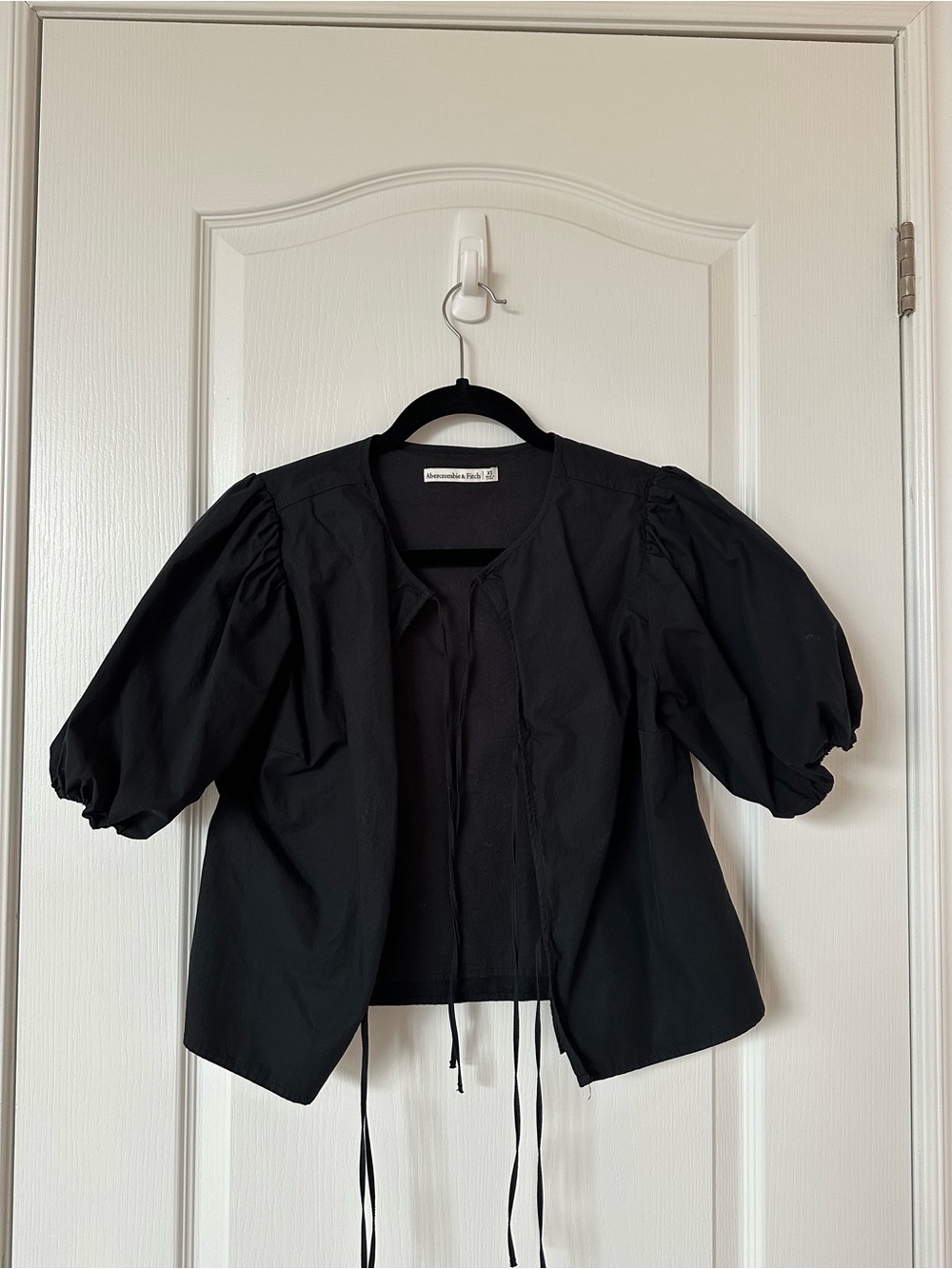 Short Sleeve Tie Front Top